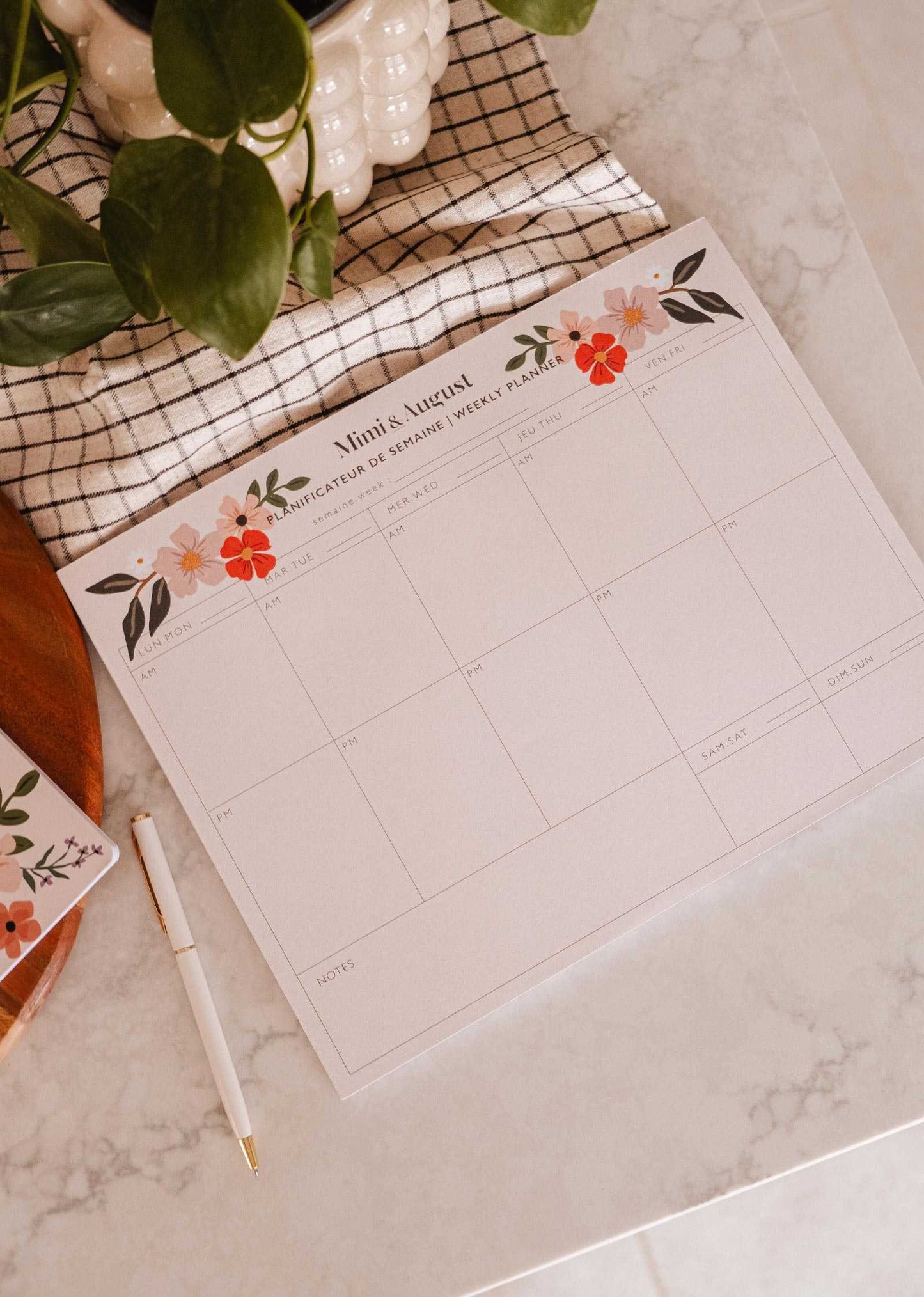 Flower Bomb - Agenda Semainier