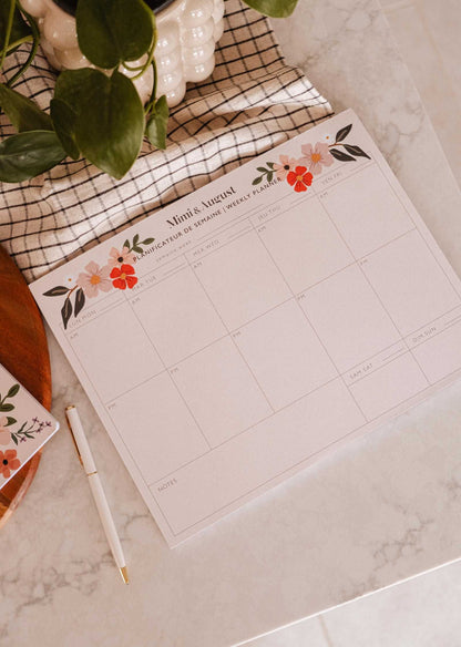 Flower Bomb - Agenda Semainier