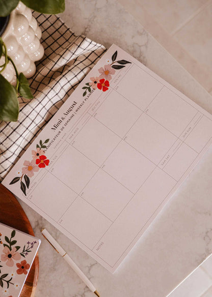 Flower Bomb - Agenda Semainier