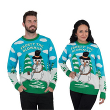 Couple - Pull bonhomme de neige Frosty The Blowman