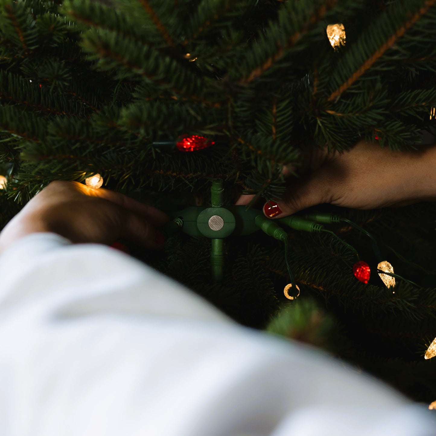 Ring Tree Kit: 240 LED White Lights