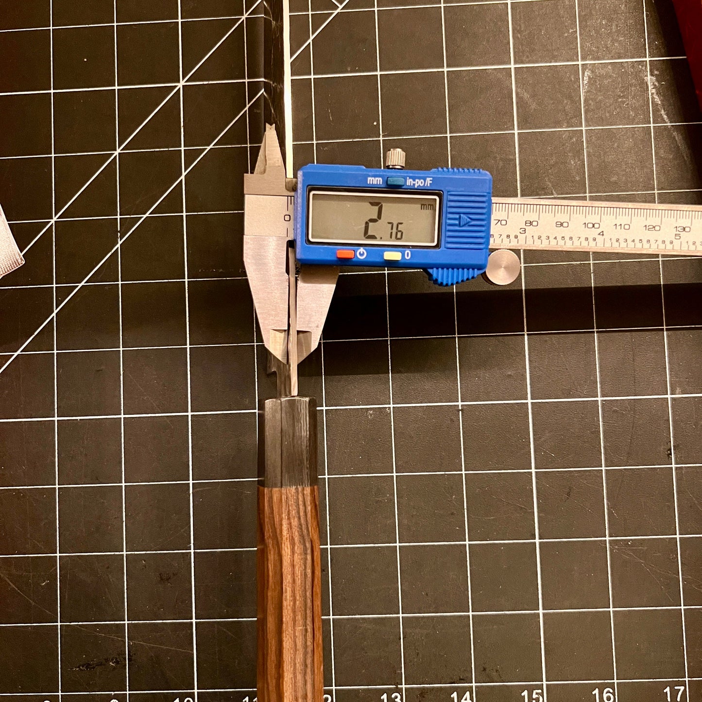 Fourreau/Saya en bois de magnolia - Pour couteau Nakiri 165 mm