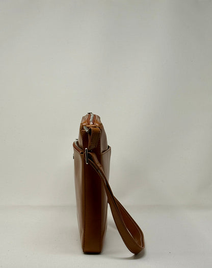 Cognac Leather Shoulder Bag | Gisèle - PRE-ORDER