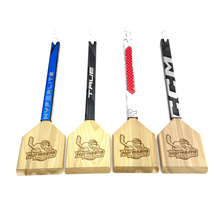 Wood Hockey Stick BBQ Grill Scraper