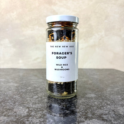 FORAGER’S SOUP: WILD RICE AND MUSHROOMS