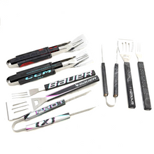 Hockey Stick BBQ Tool Set – 3 Piece Grill Set