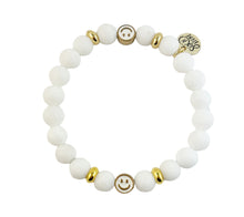 Bracelet Bonheur en Jade Blanc