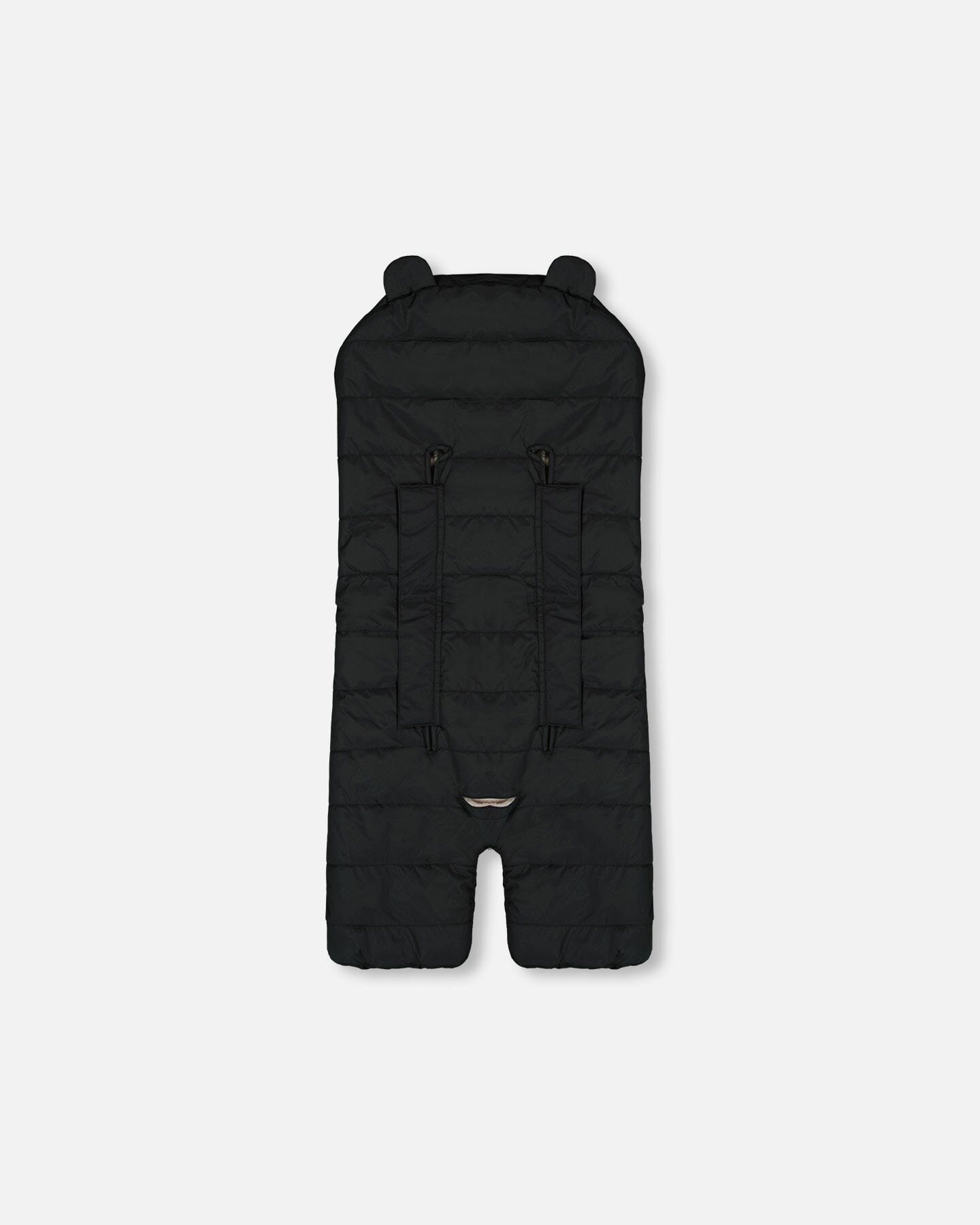 Couverture douillette noire pour siège auto et poussette