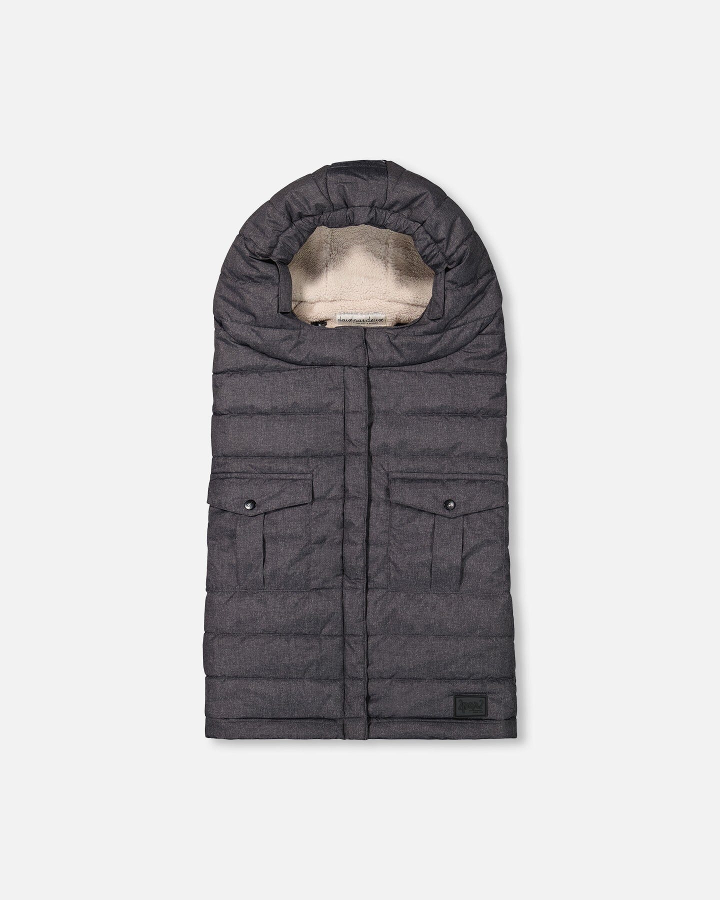 Evolutive Baby Footmuff Textured Gray