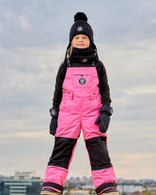 Salopette de ski rose bonbon