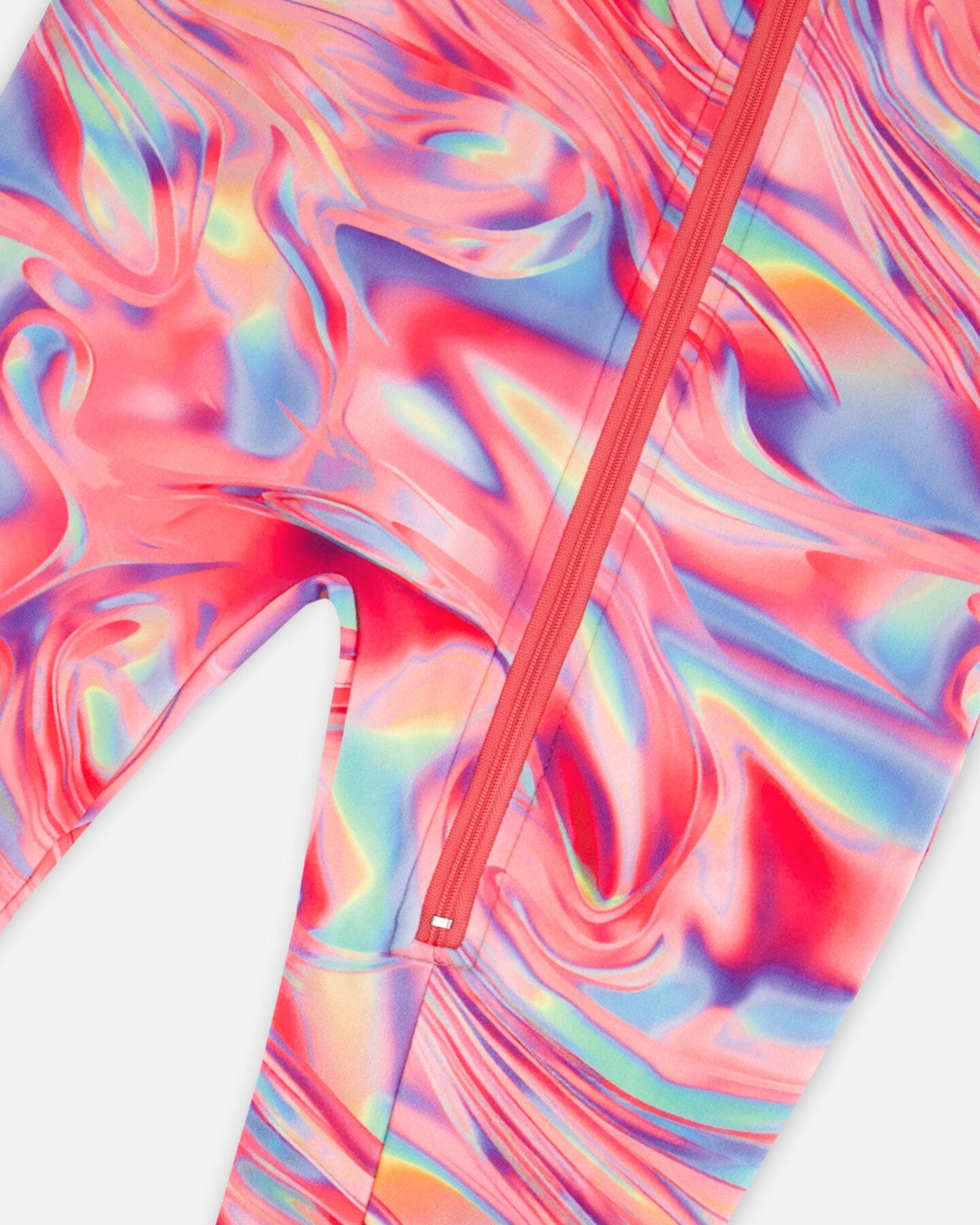 Sous-vêtement thermique une pièce imprimé marbre rose