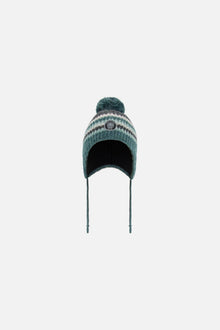 Bonnet péruvien dégradé vert