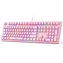 AUKEY G15 Mechanical Gaming Keyboard RGB Pink