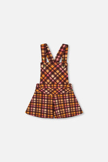 Milano Shortall Plaid Magenta And Brown