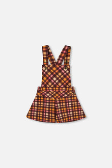 Shortall Milano carreaux magenta et marron