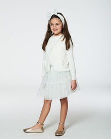 Gilet en fausse fourrure blanc cassé