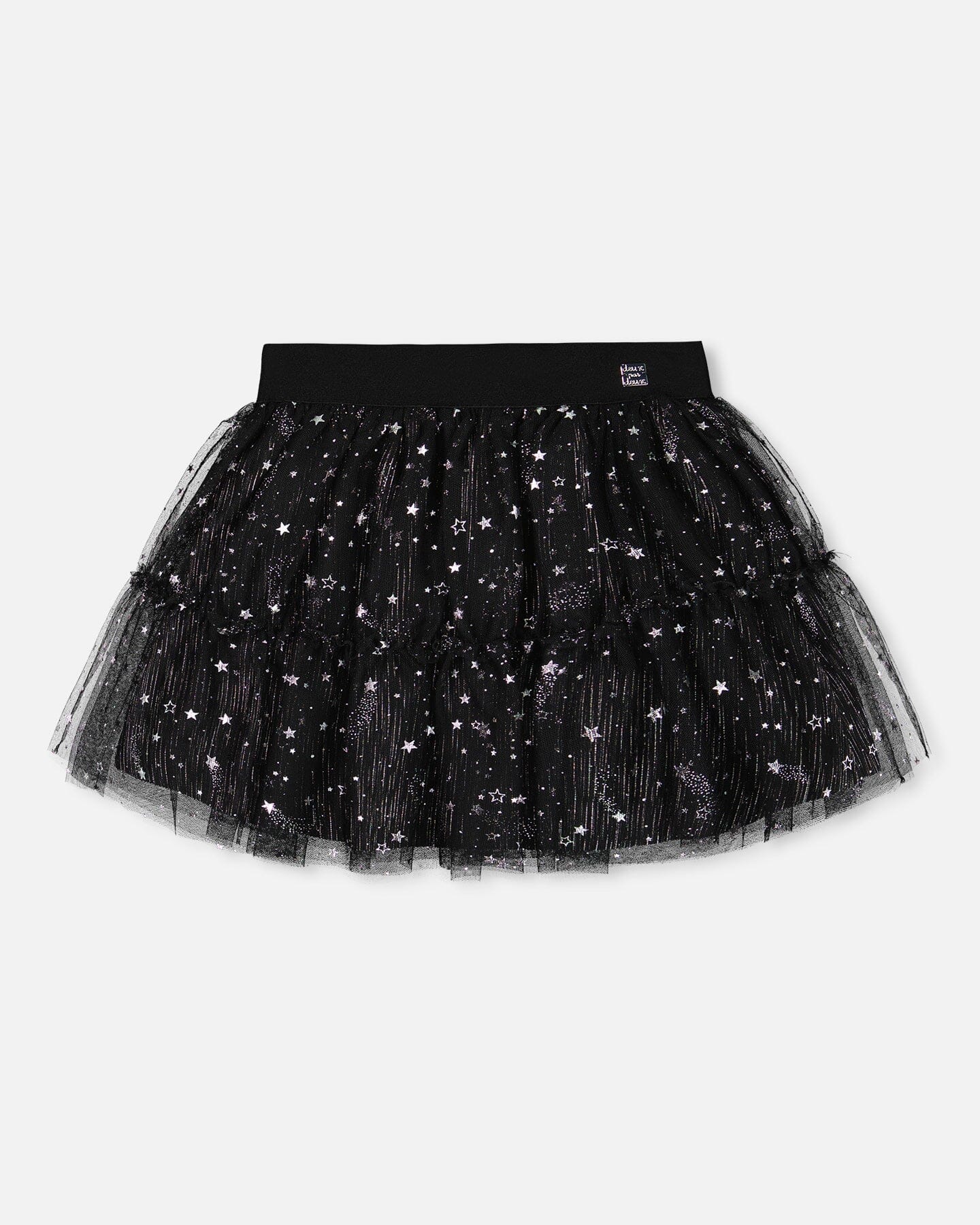 Jupe en tulle scintillante noire
