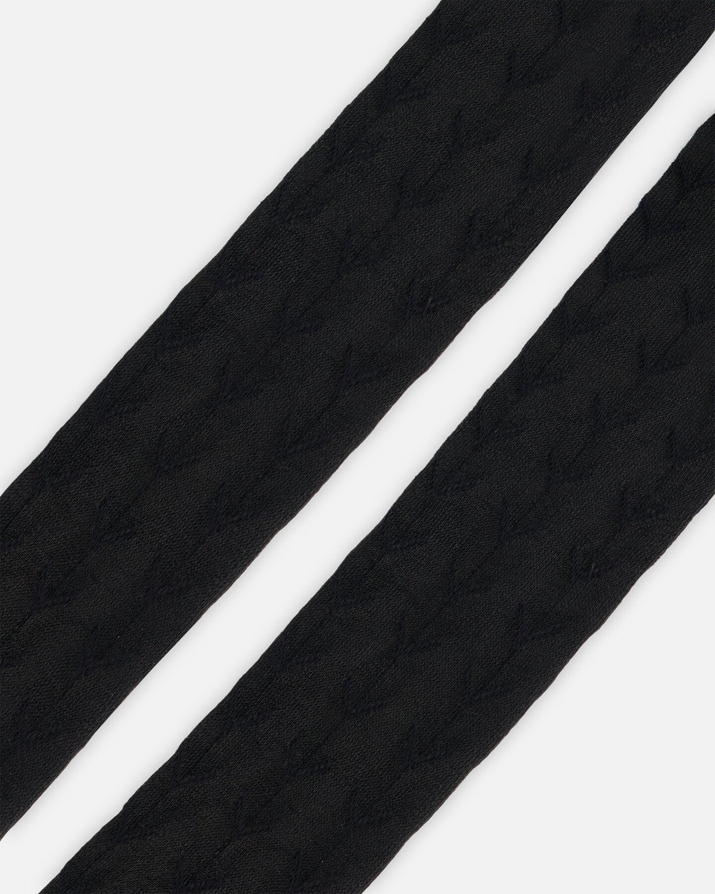 Collant Jacquard Ton sur Ton Noir