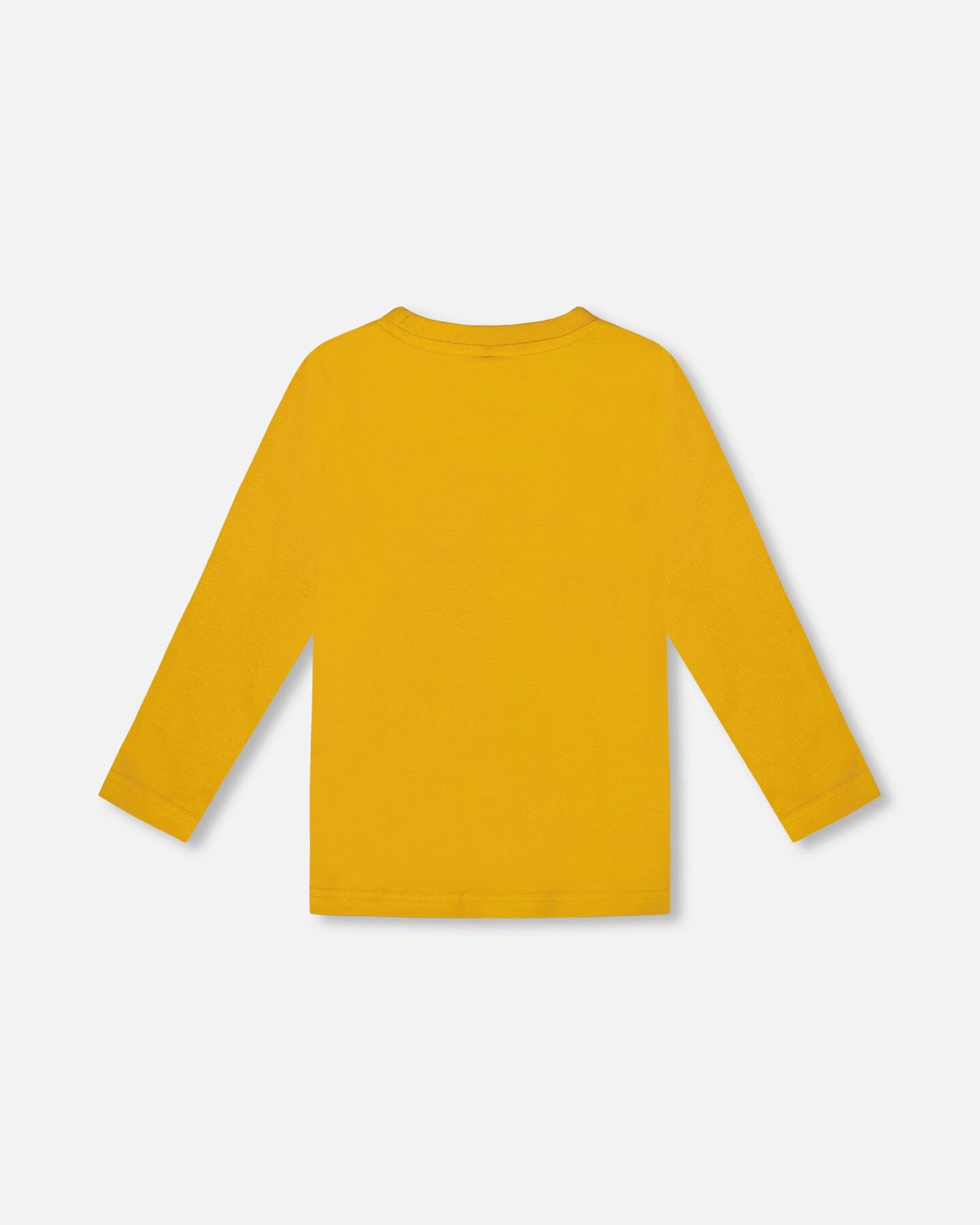 T-shirt imprimé jaune moutarde