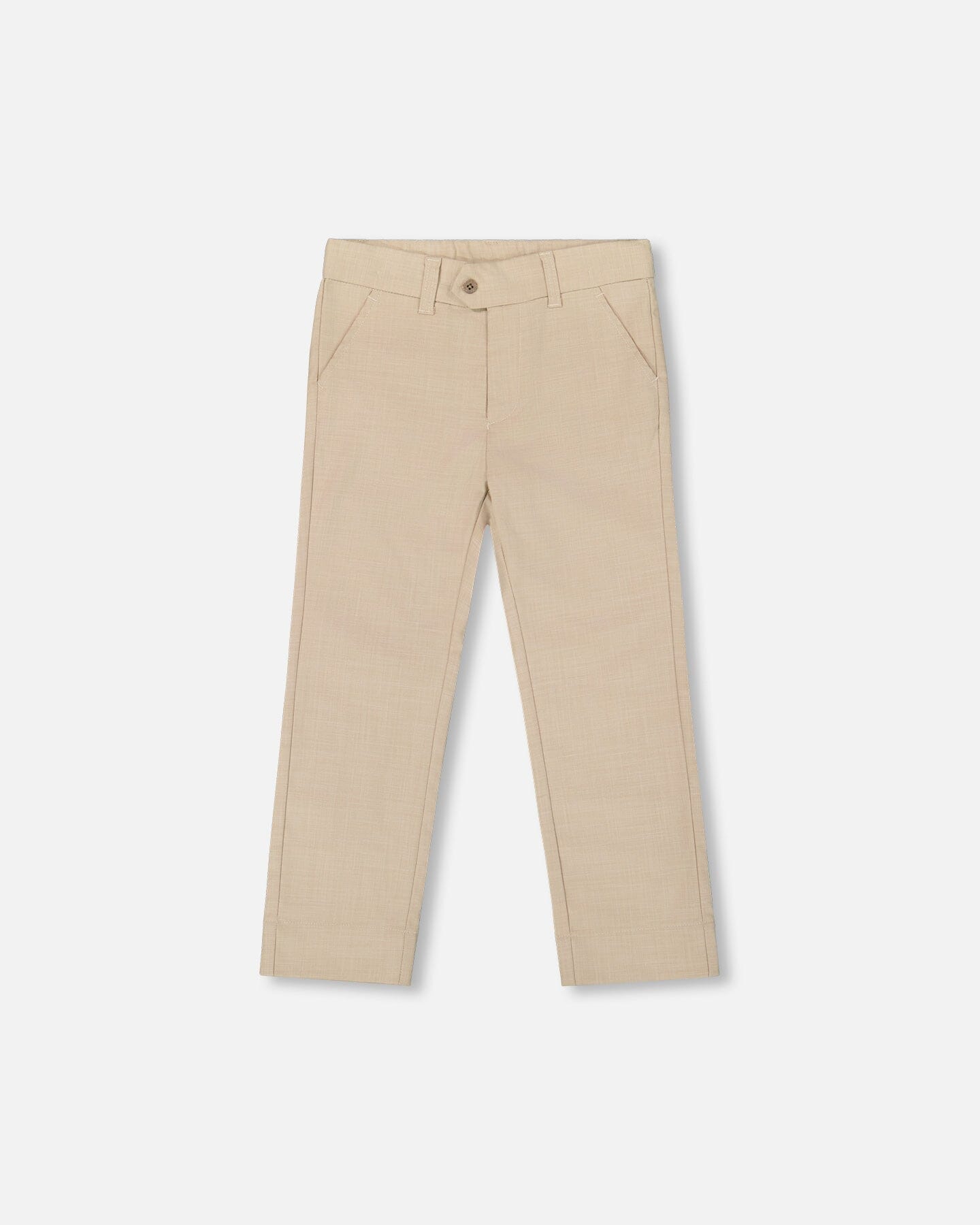 Pantalon à poches obliques taupe clair