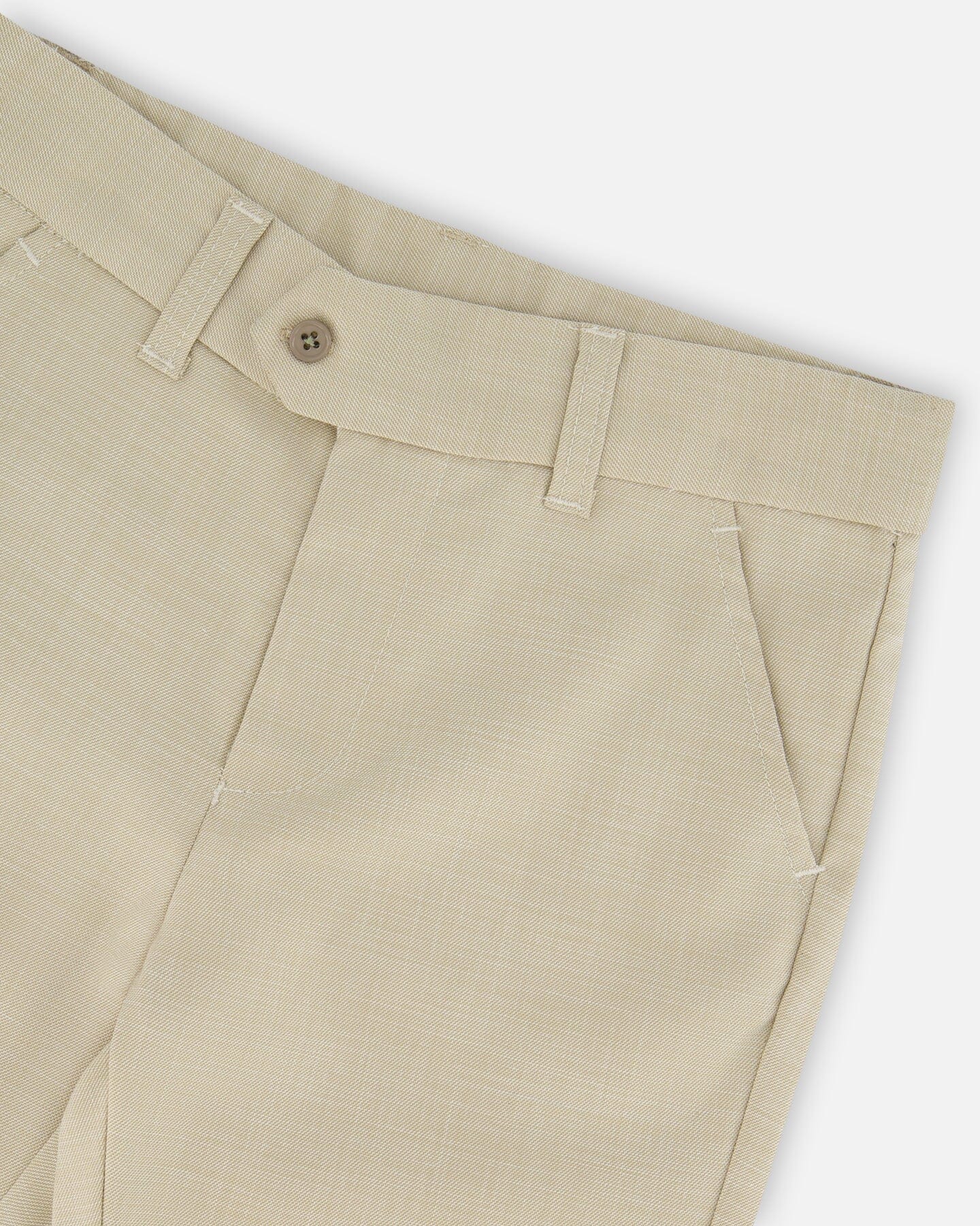 Pantalon à poches obliques taupe clair