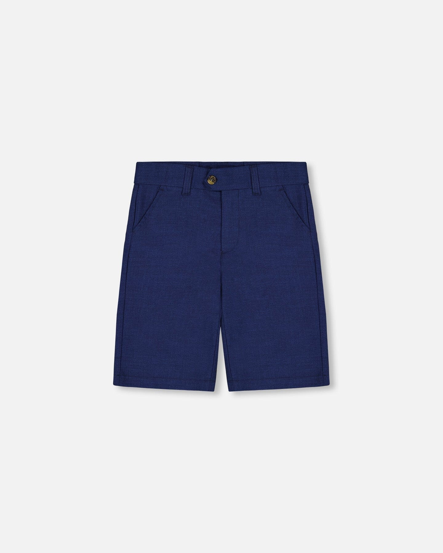 Short ample à poches obliques bleu marine