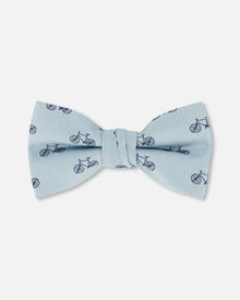Nœud Papillon Bleu Pâle avec Bicyclette