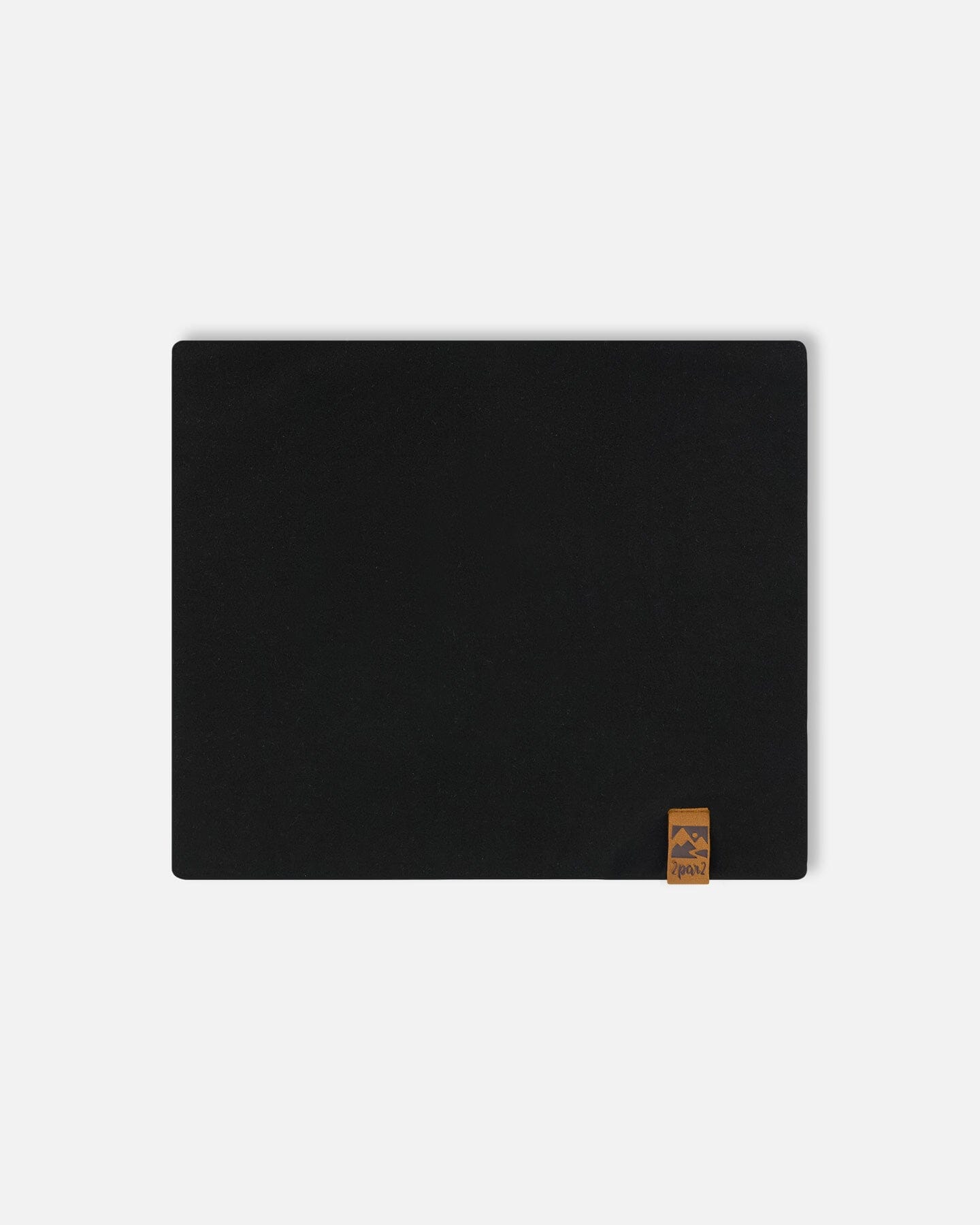 Cache-col tubulaire noir uni