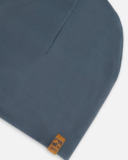 Bonnet uni gris foncé