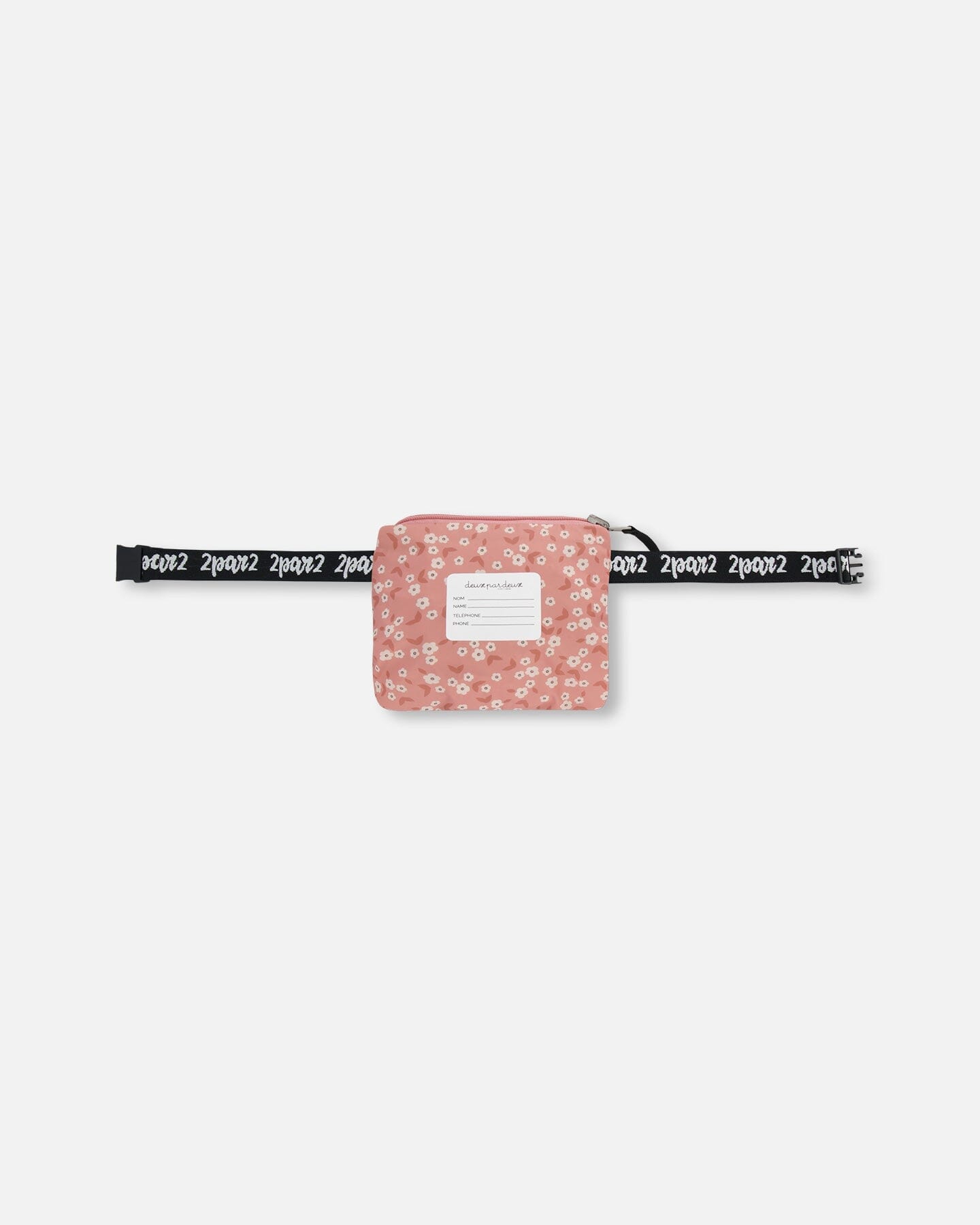 Coupe-vent Léger Imprimé Petites Fleurs Blanches sur Fond Rose Pâle