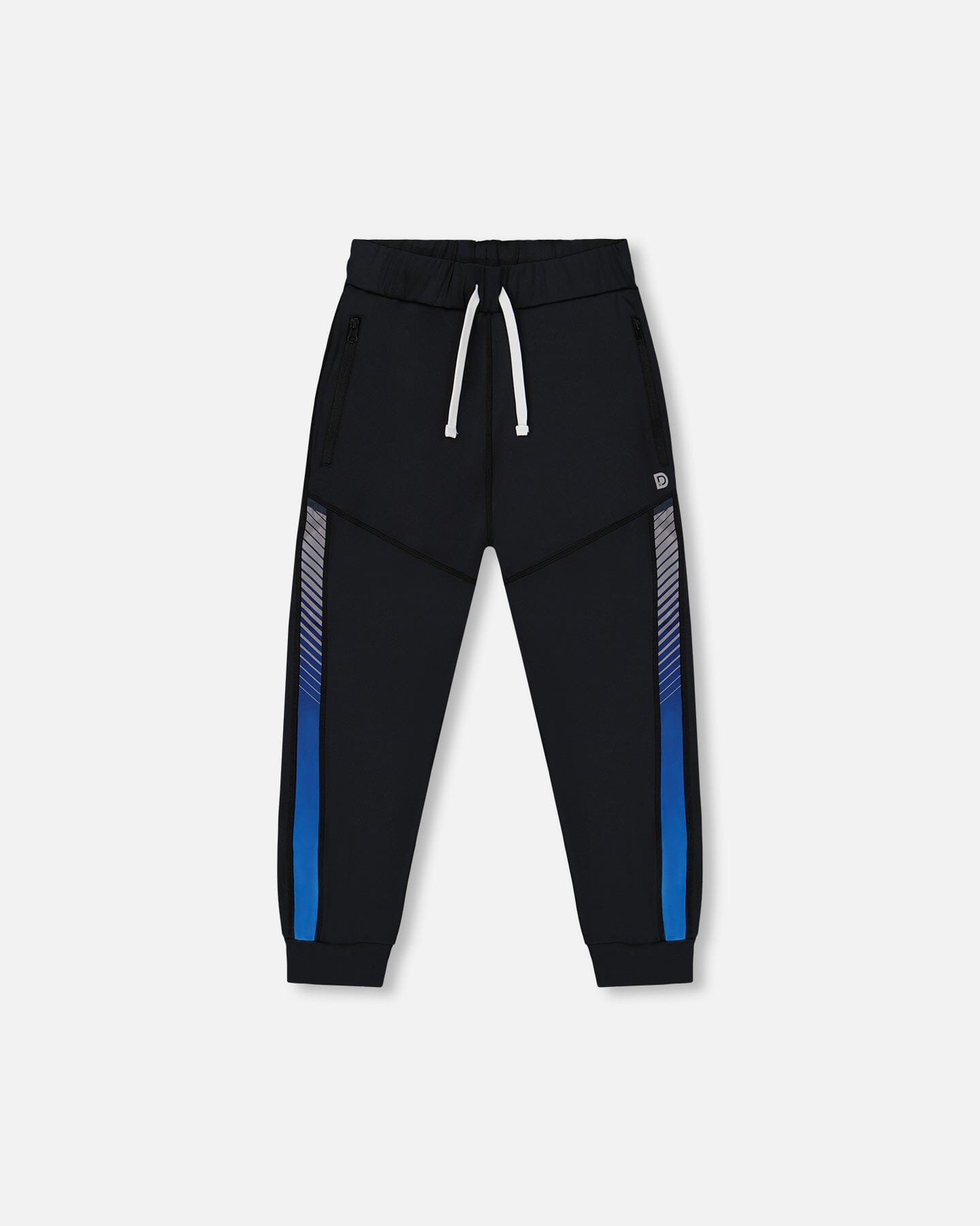 Pantalon de sport bleu et noir