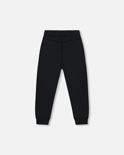 Pantalon de sport bleu et noir