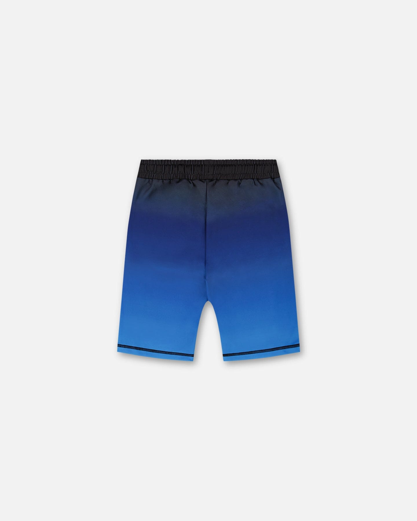 Short de sport bleu et noir
