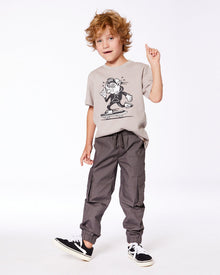 Pantalon de jogging Parachute à poches cargo gris foncé