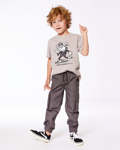 Parachute Cargo Pocket Jogger Pants Dark Gray