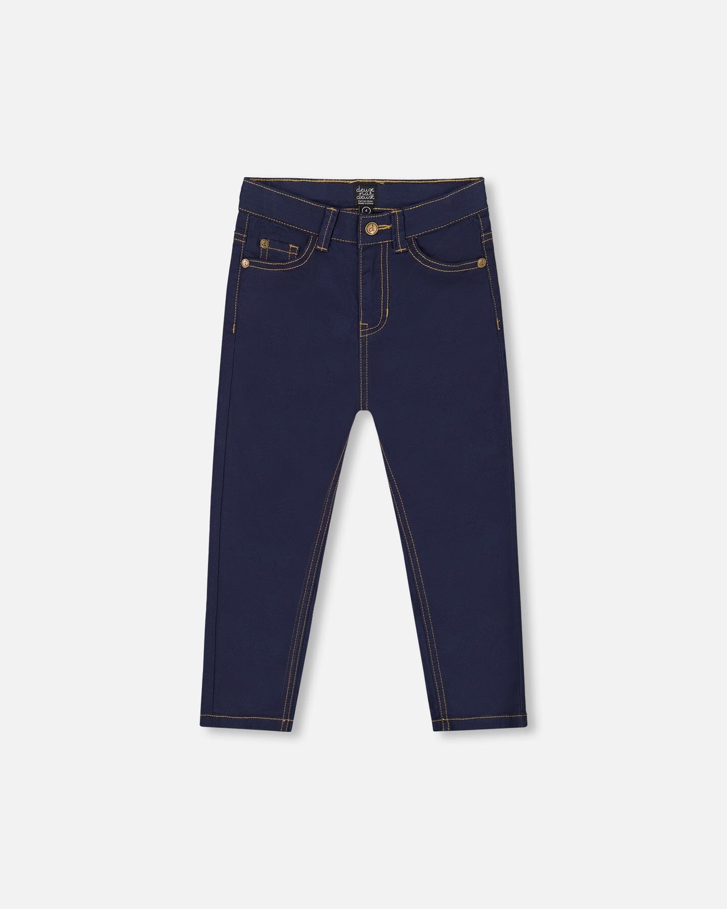 Pantalon sergé extensible bleu marine