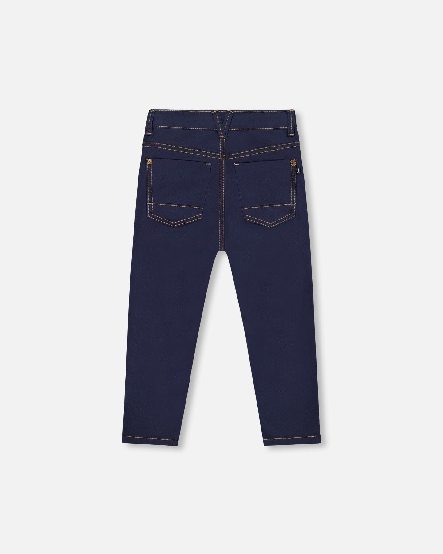 Pantalon sergé extensible bleu marine