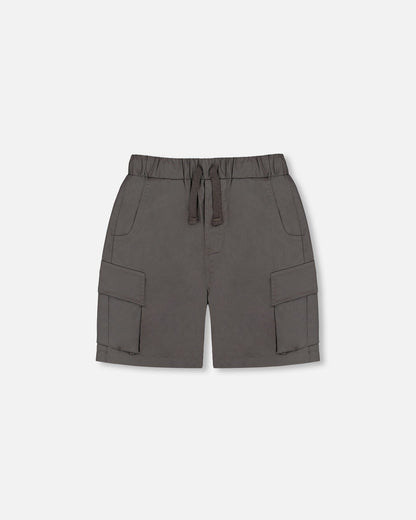 Parachute Cargo Pocket Shorts Dark Gray