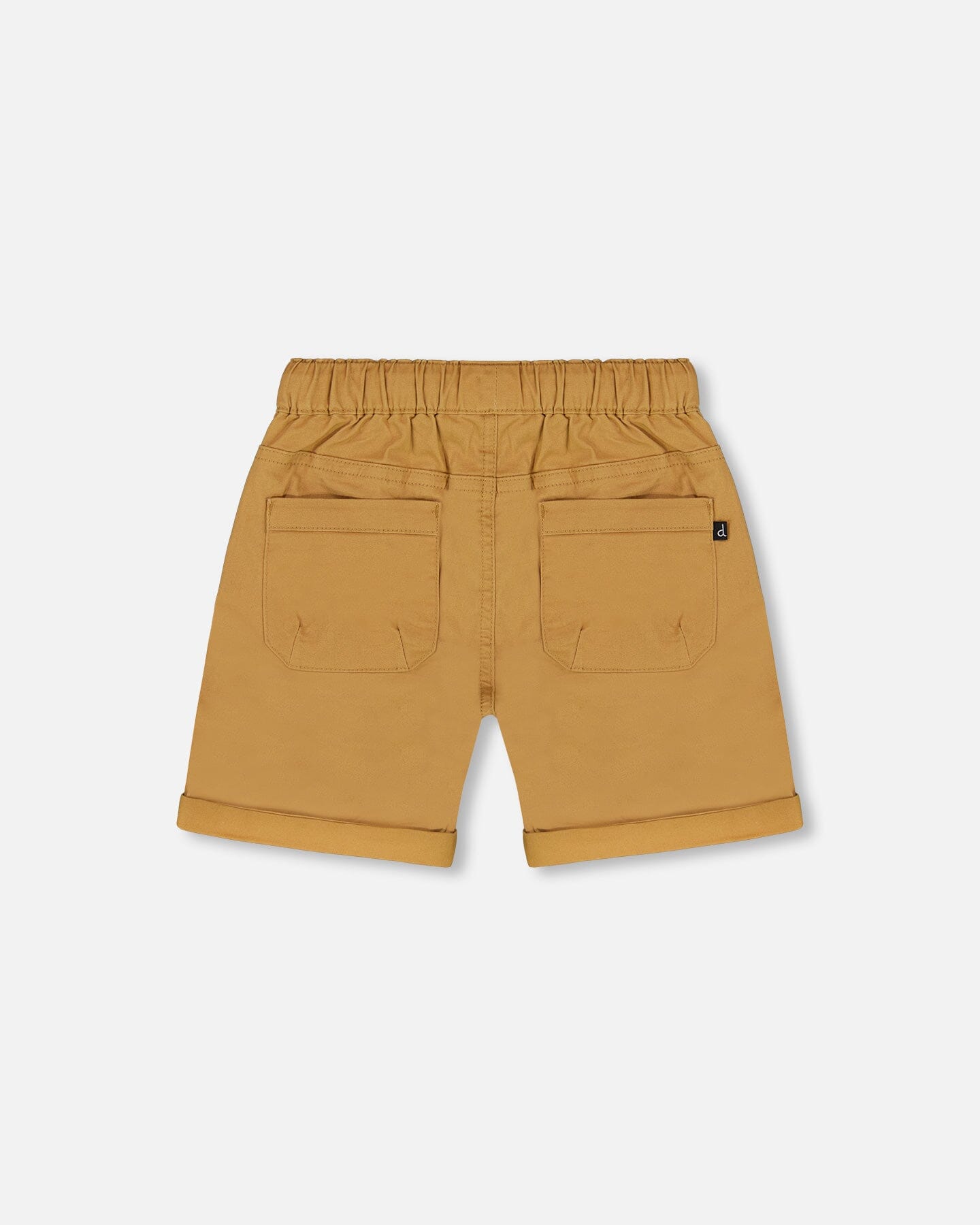 Short en sergé extensible - Fauve