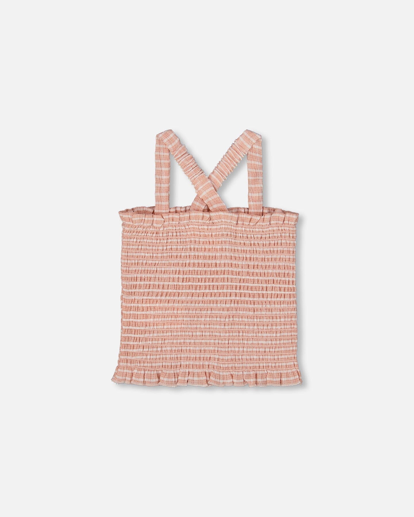 Smocked Tank Top Light Old Pink