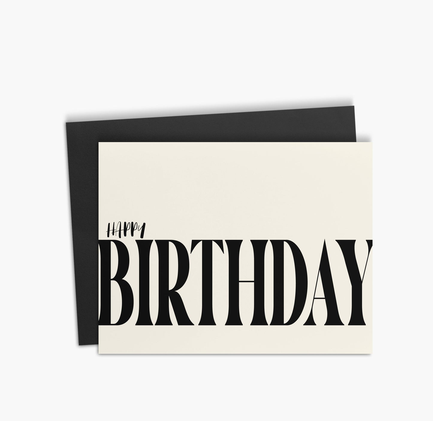 Carte de vœux Joyeux anniversaire simple | Carte de vœux intemporelle