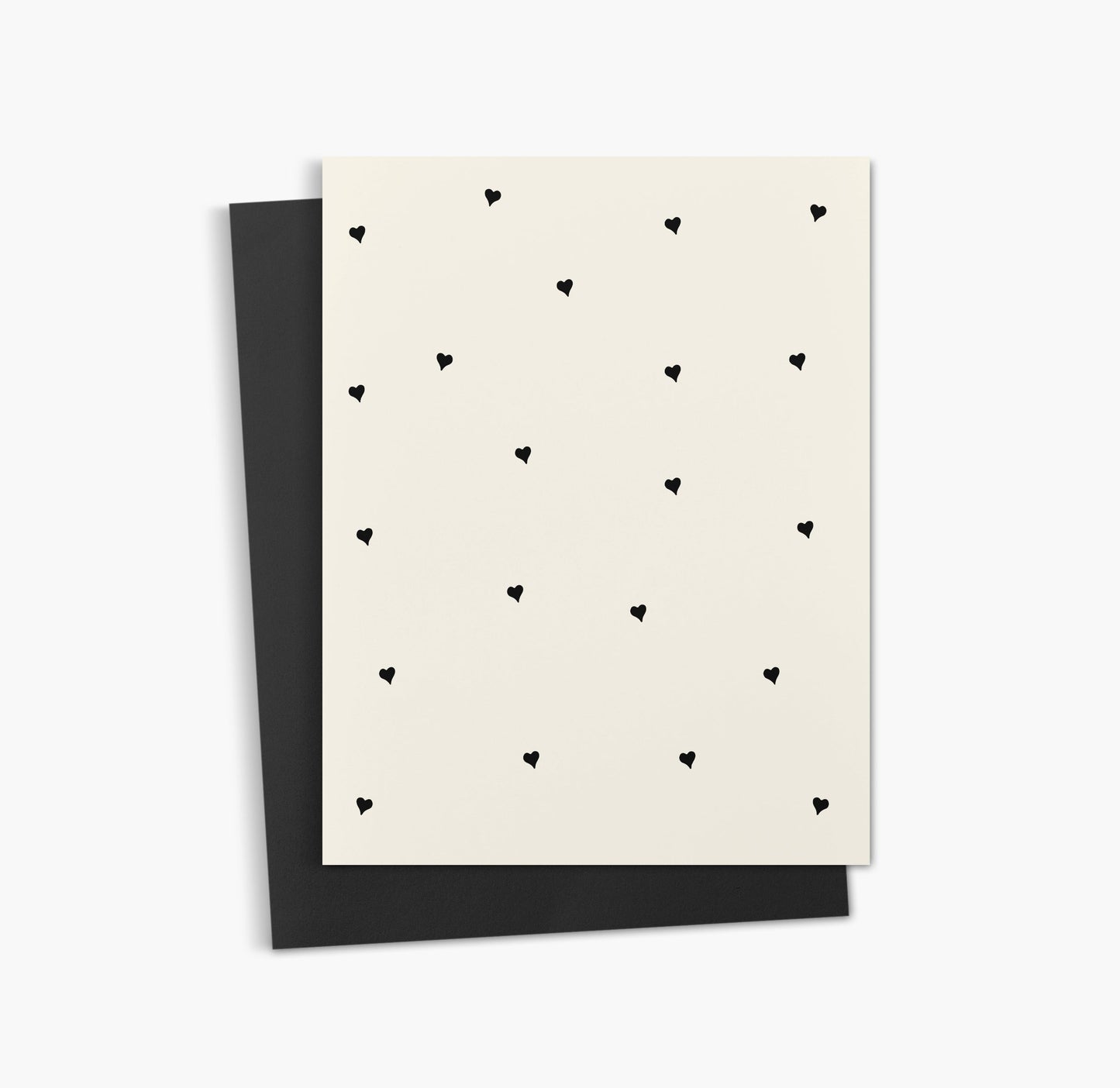 Pois cœurs | Carte de vœux neutre pour tous les jours