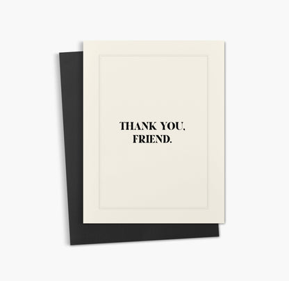 Carte Merci Ami | Carte de remerciement