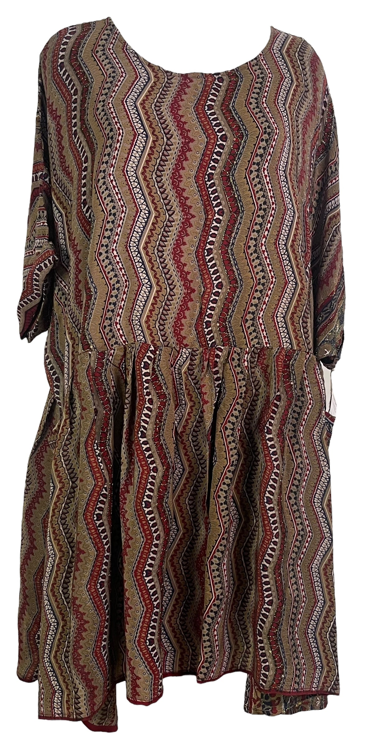 Robe babydoll carrée en pure soie Avatar PRC3772