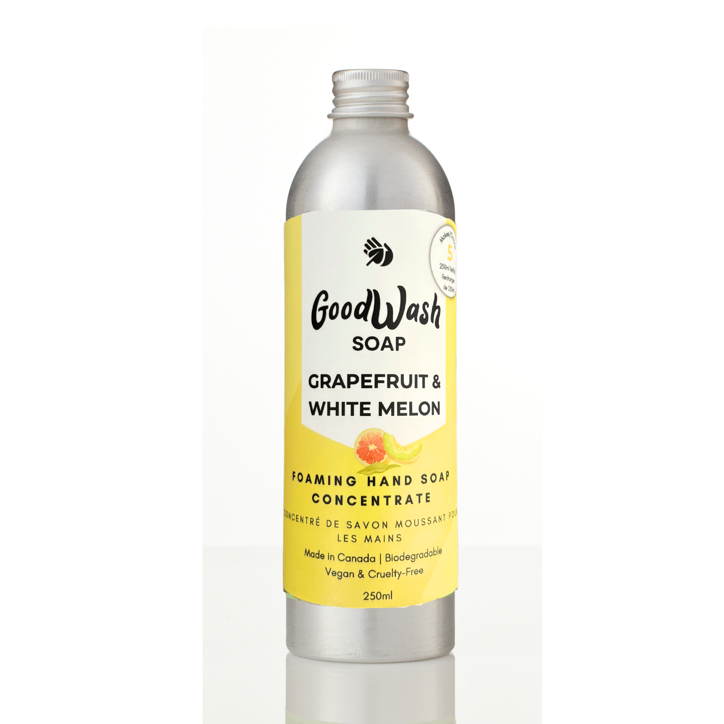 Grapefruit and White Melon Foaming Hand Soap Refill Concentrate