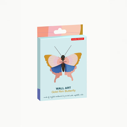 Papillon Bord Doré