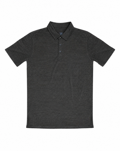 Polo de golf léger en laine mérinos pour homme