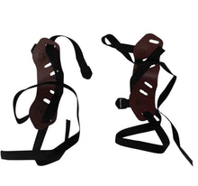Fixations de cou-de-pied en deux parties GV pour raquettes en bois vintage