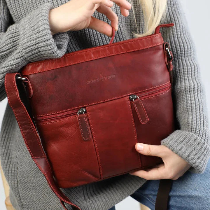 Sac bandoulière en cuir Greenwood