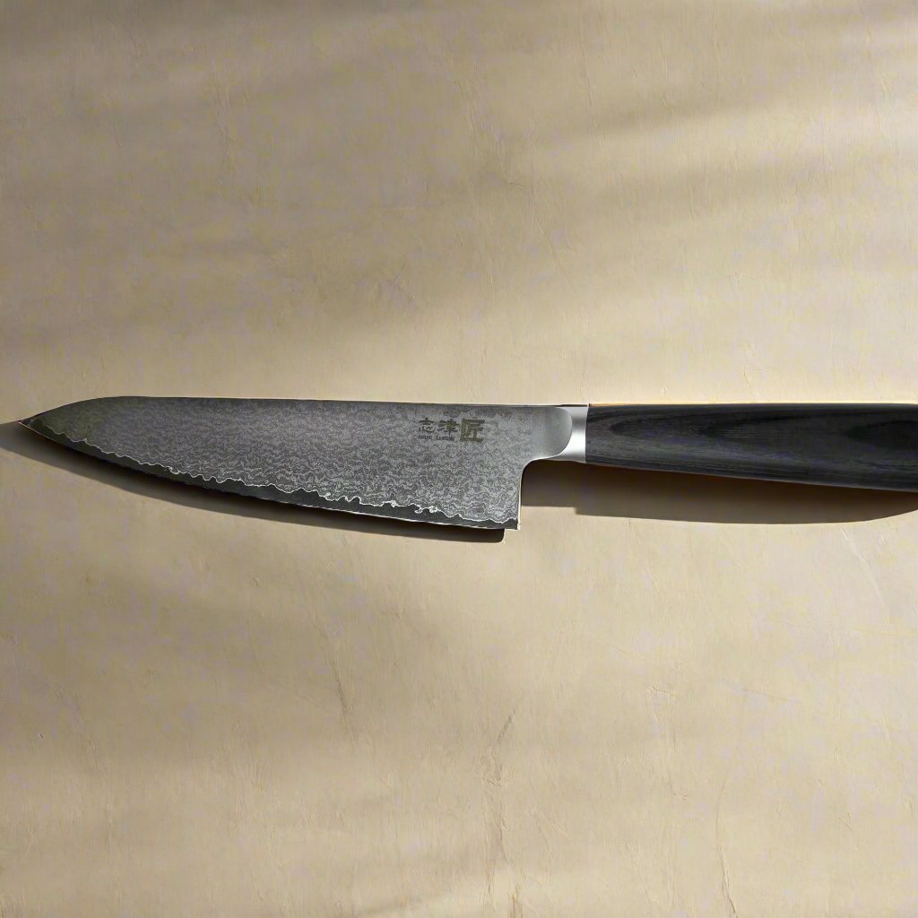 Couteau de chef Gyuto Miyako SUS 210mm | Lame en acier Damas 33 couches – Fabriqué au Japon